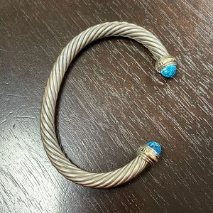 7mm David Yurman Blue Topaz bracelet I damaged cleaning from tik tok video.